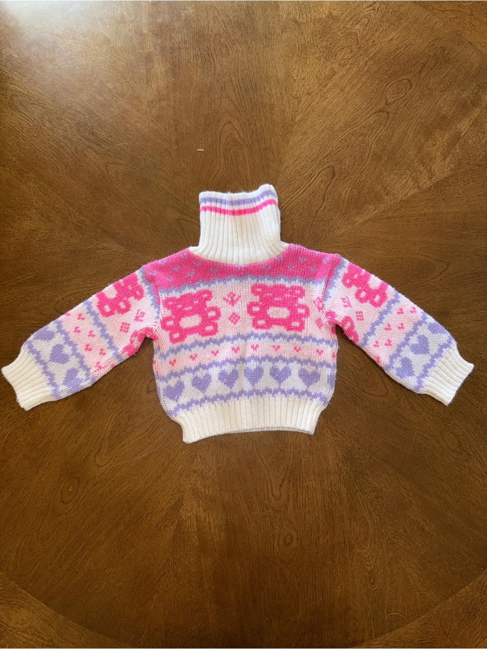 Vintage Girls Turtleneck Sweater